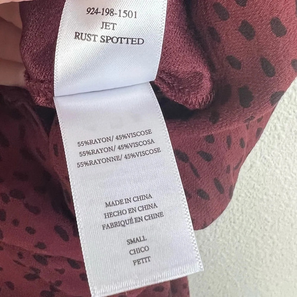 Rails Jet Printed Jumpsuit Rust Casual Women’s Small - Picture 9 of 12